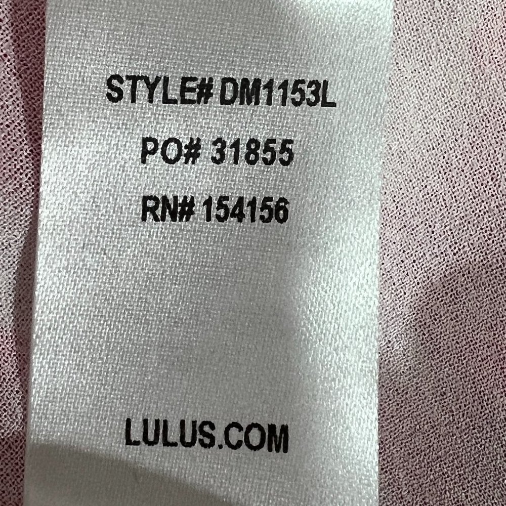 LULUS White & Bright Pink Embroidered Sheath Dress Tunic Size Small - Picture 9 of 10